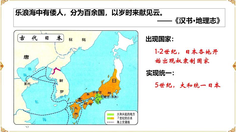 初中历史部编版九年级上册第11课 古代日本课件第3页