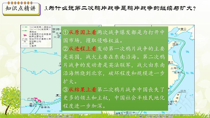 新课堂探索课件  部编版历史8年级上册 第2课 第二次鸦片战争08