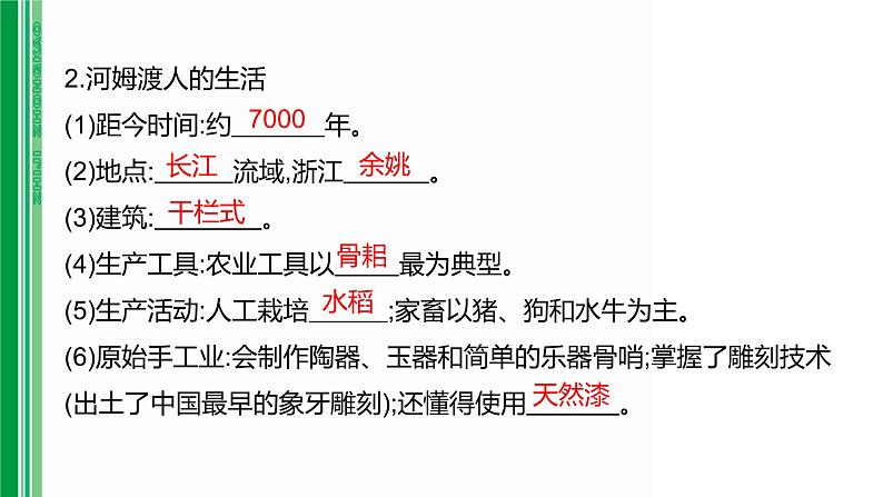 第一单元 【中国古代史】史前时期：中国境内早期人类与文明的起源-2025年中考历史一轮复习课件07