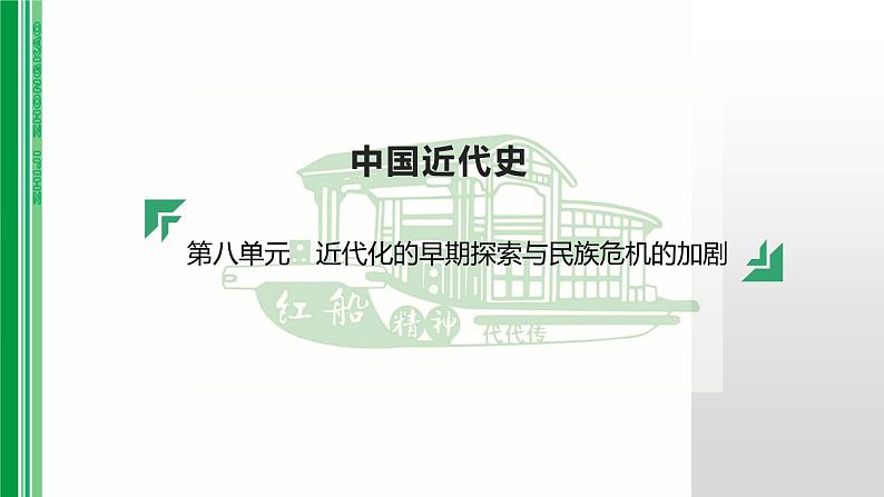 第八单元 【中国近代史】近代化的早期探索与民族危机的加剧-2025年中考历史一轮复习课件01