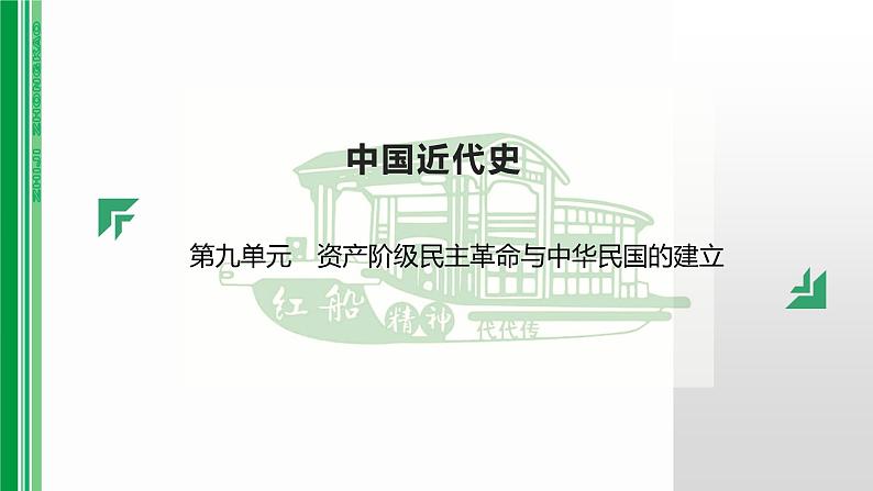 第九单元 【中国近代史】资产阶级民主革命与中华民国的建立-2025年中考历史一轮复习课件01
