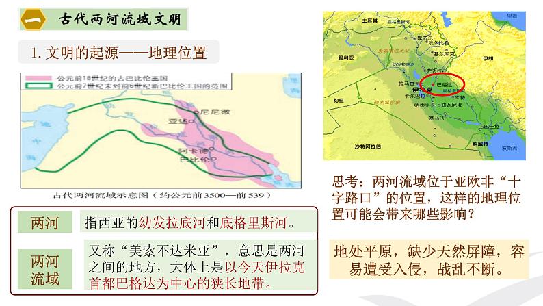 统编版初中历史 九上第一单元 第2课 古代两河流域课件第4页