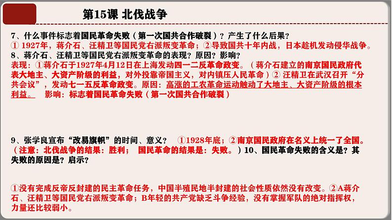 八年级上册期末复习晨读晚诵（15-26课） 课件06