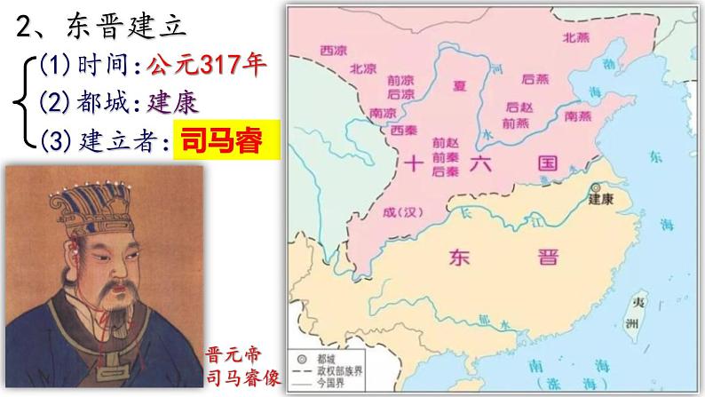 【名师课堂】初中历史七年级上册 第18课 东晋南朝政治和江南地区开发  精品课件07