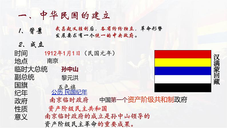 统编版八年级历史上册3.10《中华民国的创建》课件第5页
