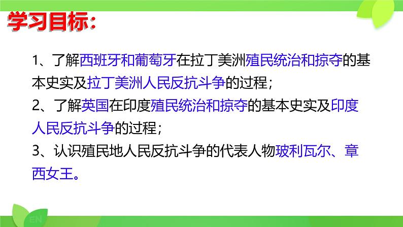 初中历史人教版九年级下册第1课 殖民地人民的反抗斗争 课件02