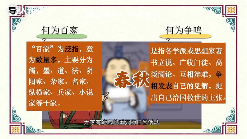 统编版七年级历史上册2.7《百家争鸣》课件第2页