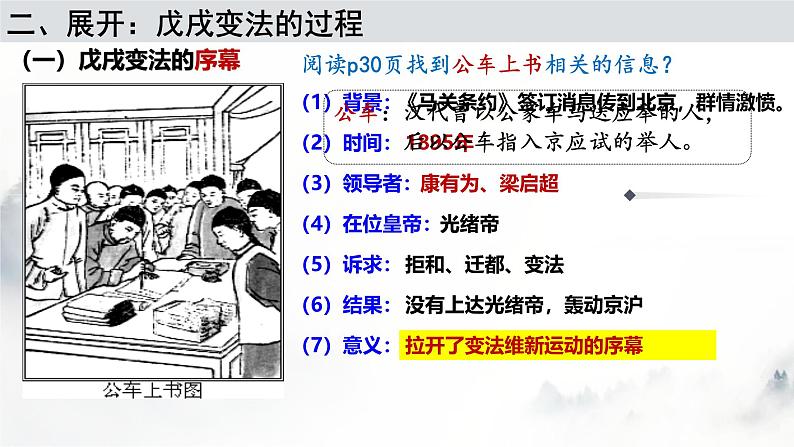 人教统编版八年级历史上册第6课_戊戌变法【课件】07