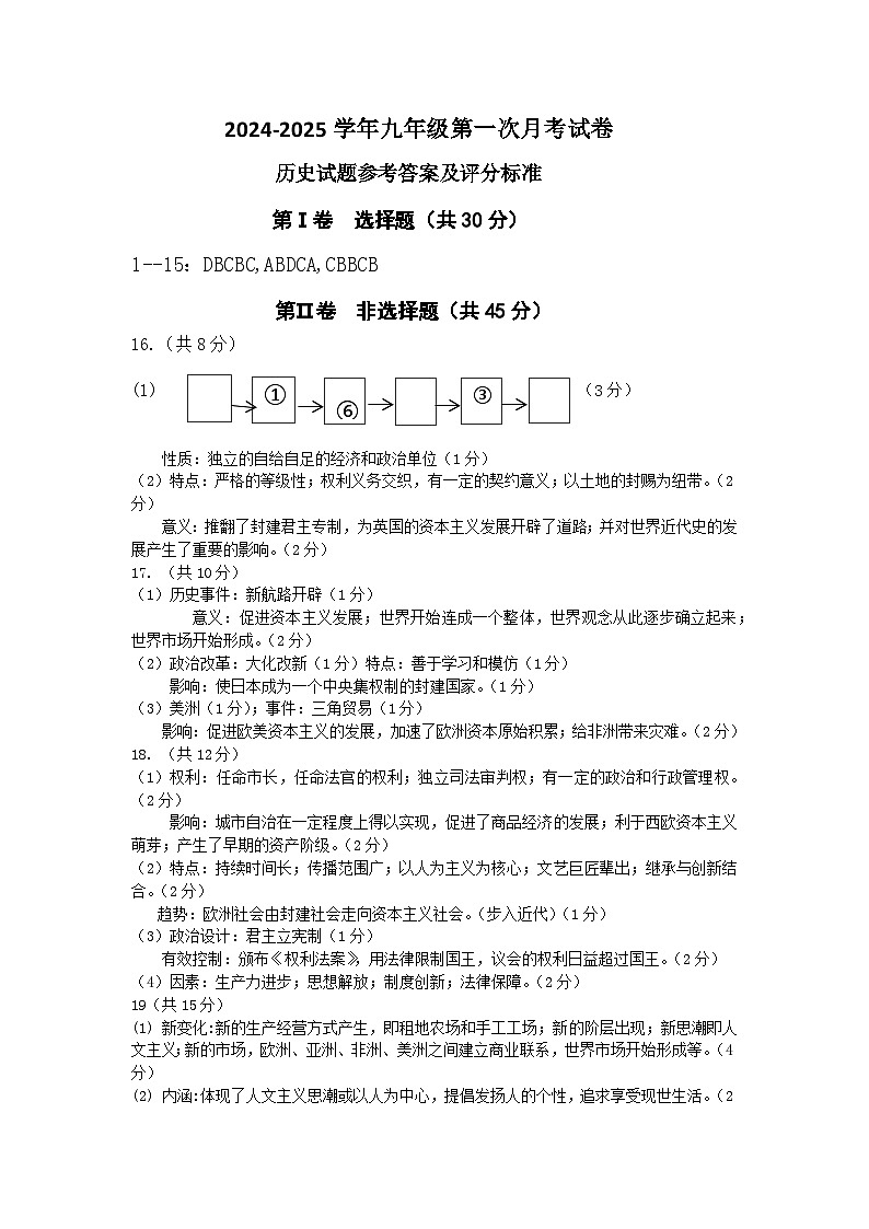 历史参考答案第1页