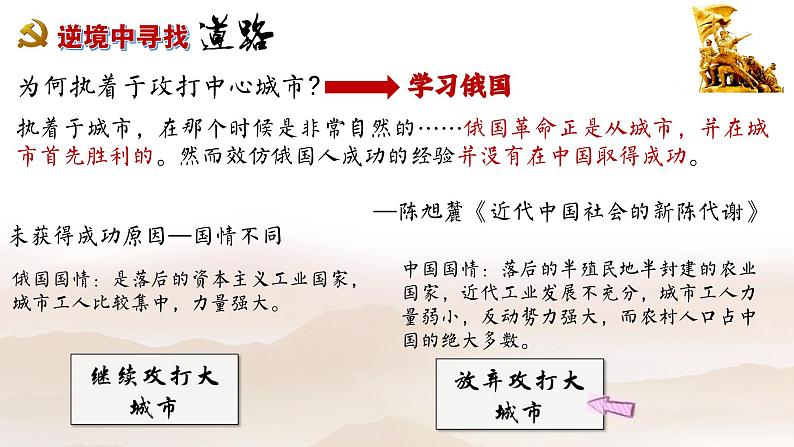 人教统编版八年级历史上册第16课_毛泽东开辟井冈山道路【课件】第8页