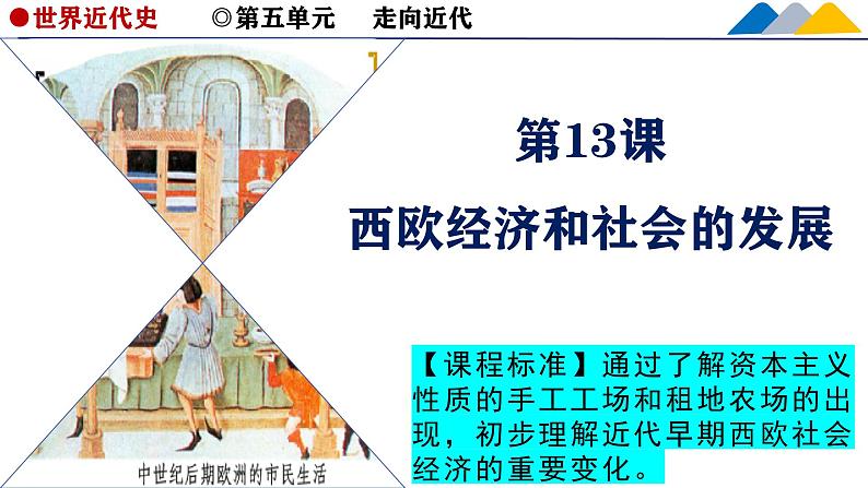 人教统编版九年级历史上册第13课_西欧经济和社会的发展【课件】第2页