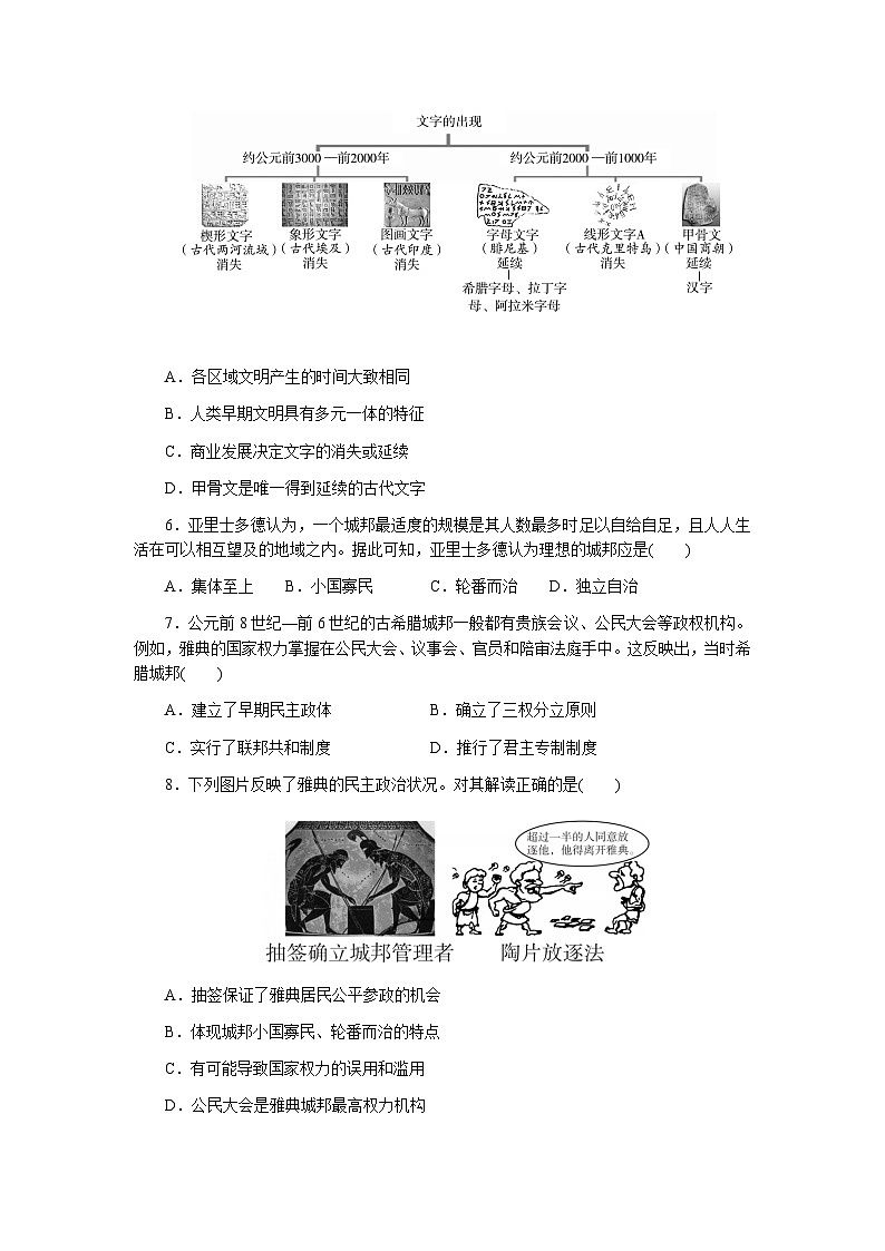 广东省封开县广信中学2024-2025学年九年级上学期10月份作业大检查历史试题第2页
