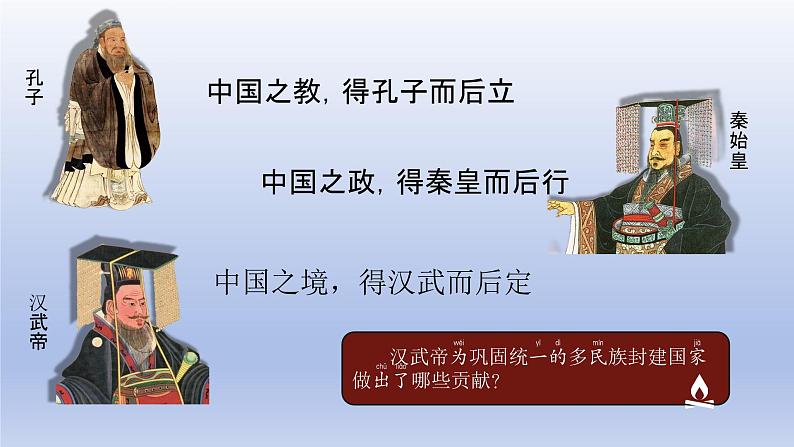 统编2024年版七年级历史上册第12课_大一统王朝的巩固【课件】第1页