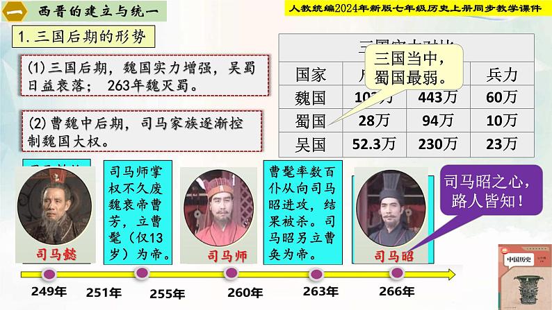 【新课标•新教材】人教部编版七年级历史上册第17课 西晋的短暂统一和北方各族的内迁（同步课件）第4页