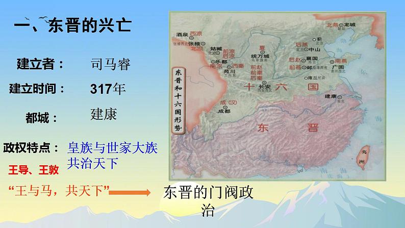 初中历史人教版七年级上册第18课 东晋南朝政治和江南地区开发 课件第4页