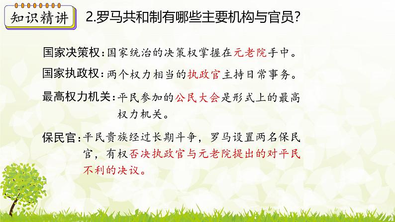 新课堂探索课件  部编版历史9年级上册 第5课 罗马城邦和罗马帝国第7页