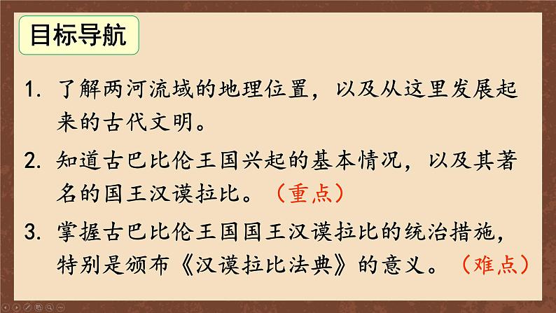 九年级历史上册上课PPT课件 1.第一单元 古代亚非文明 第二课 古代两河流域第4页