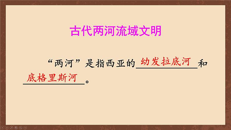 九年级历史上册上课PPT课件 1.第一单元 古代亚非文明 第二课 古代两河流域第5页