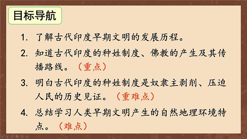 九年级历史上册上课PPT课件 1.第一单元 古代亚非文明 第三课 古代印度第3页