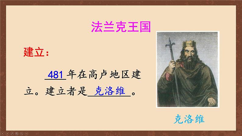 九年级历史上册上课PPT课件 3.第三单元 封建时代的欧洲 第七课 基督教的兴起和法兰克王国第7页