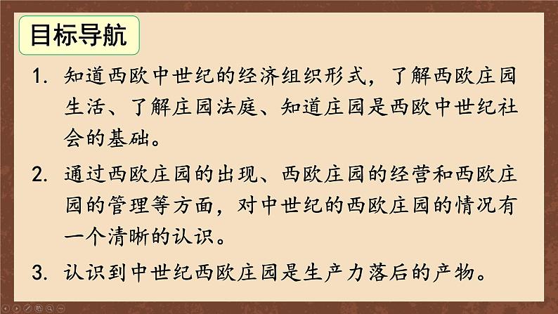 九年级历史上册上课PPT课件 3.第三单元 封建时代的欧洲 第八课 西欧庄园第4页