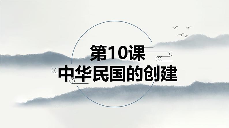 初中历史人教版八年级上册第10课 中华民国的创建 课件01