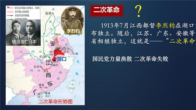 初中历史人教版八年级上册第11课 北洋政府的统治与军阀割据 课件第7页