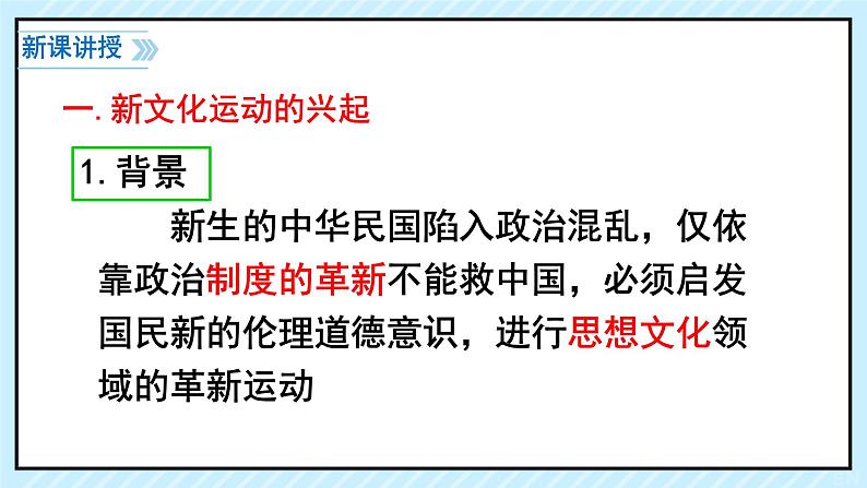 初中历史人教版八年级上册第12课 新文化运动课件第6页