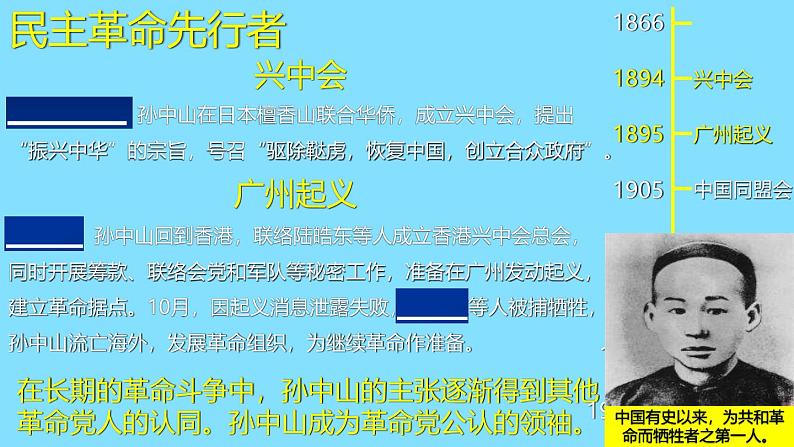 人教部编版历史八年级上册第三单元 孙中山与辛亥革命专题复习课件第7页