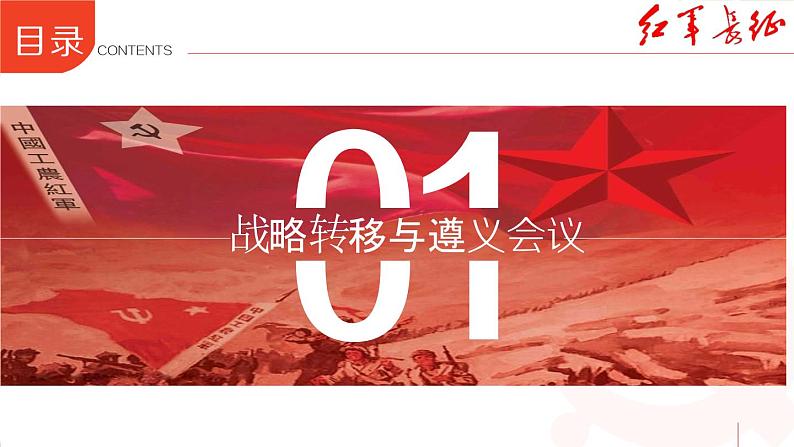 人教部编版历史八年级上册第17课 中国工农红军长征课件第3页