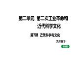 最新人教部编版九下历史第二单元第7课近代科学与文化（课件）