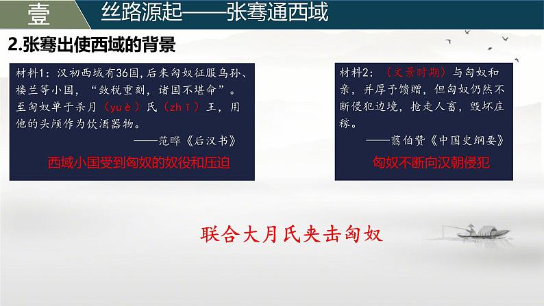 初中历史人教版七年级上册第14课 沟通中外文明的丝绸之路 课件06