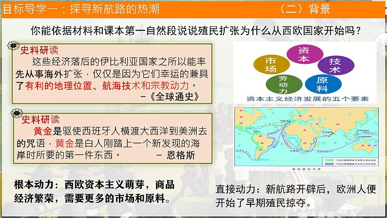 初中历史人教版九年级上册第16课 早期殖民掠夺 课件06