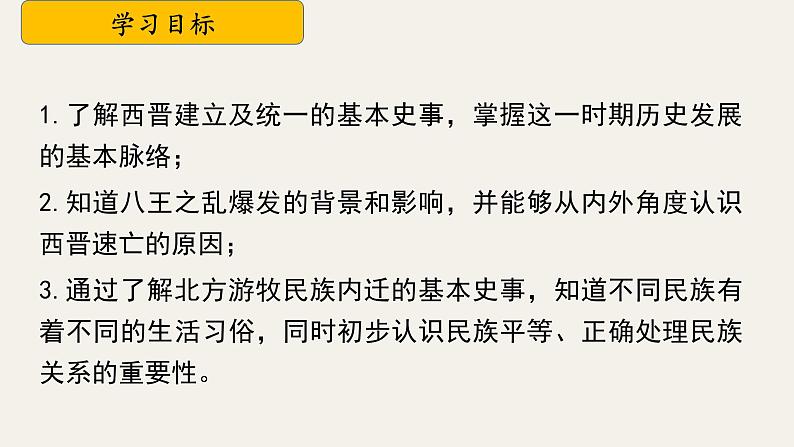 （人教部编版2024）七年级历史上册第17课 西晋的短暂统一和北方各族的内迁（课件）03