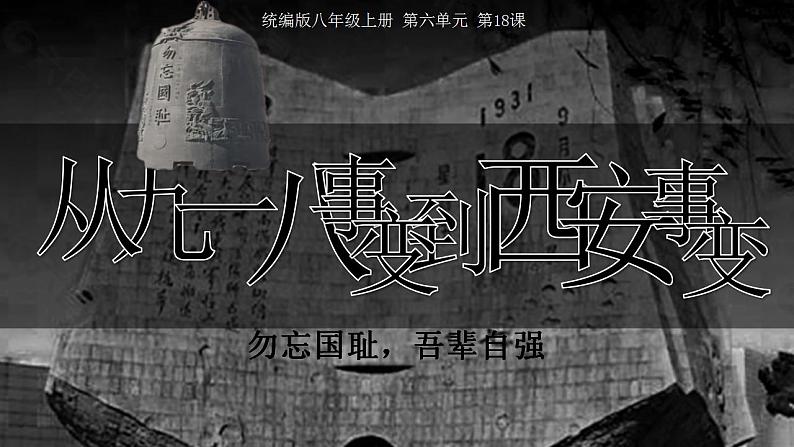 初中历史人教版八年级上册第18课 从九一八事变到西安事变 课件第3页