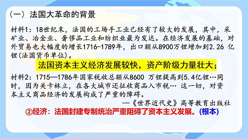 初中历史人教版九年级上册第19课 法国大革命和拿破仑帝国 课件第5页