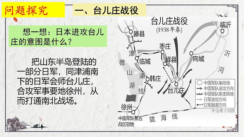 初中历史人教版八年级上册第20课 正面战场的抗战 课件第4页