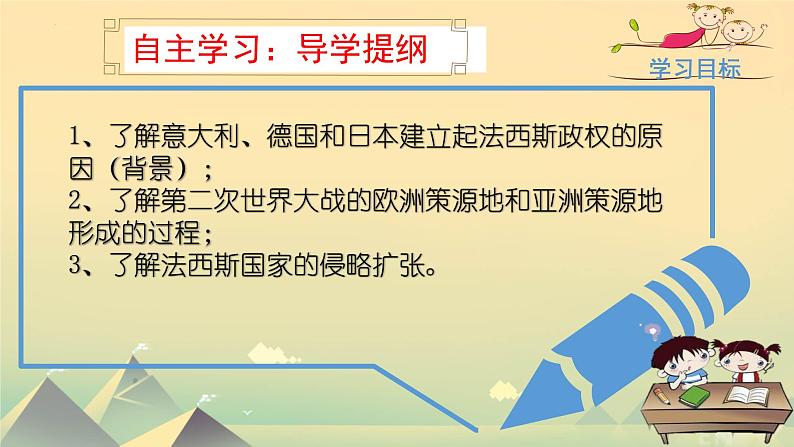 初中历史人教版九年级下册第14课 法西斯国家的侵略扩张 课件第3页