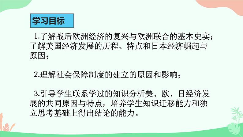 初中历史人教版九年级下册第17课 二战后资本主义的新变化 课件第2页