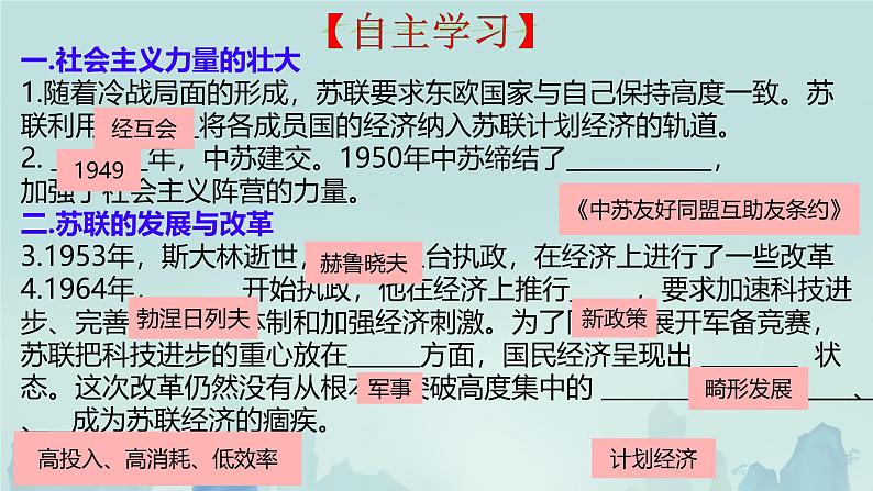 初中历史人教版九年级下册第18课 社会主义的发展与挫折  课件第4页