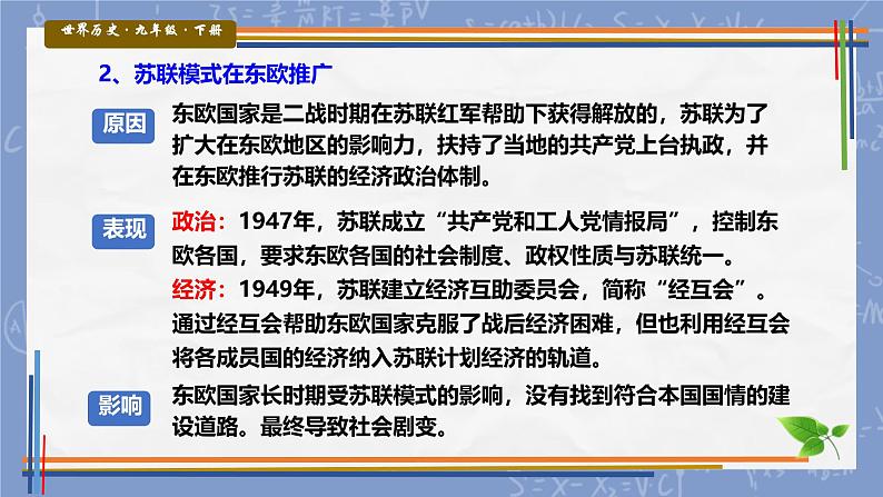 初中历史人教版九年级下册第18课 社会主义的发展与挫折 课件第4页