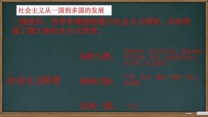 初中历史人教版九年级下册第18课 社会主义的发展与挫折 课件04