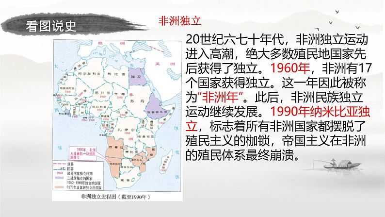 初中历史人教版九年级下册第19课 亚非拉国家的新发展 课件07