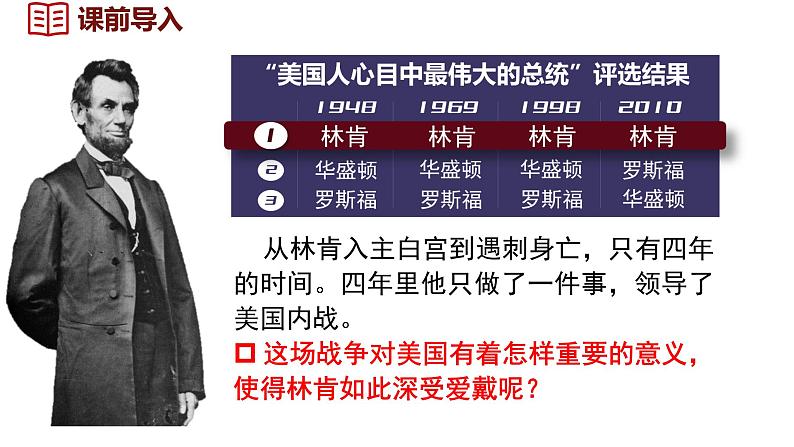 1.3 美国内战 课件 2024-2025学年统编版九年级历史下册第1页