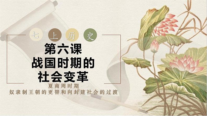 部编 2024版历史七年级上册第6课战国时期的社会变革【课件】第2页