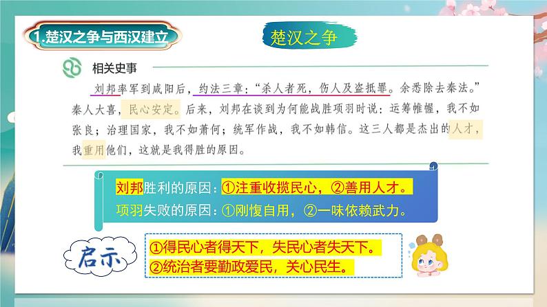 部编 2024版历史七年级上册第11课西汉建立和“文景之治”【课件】第6页