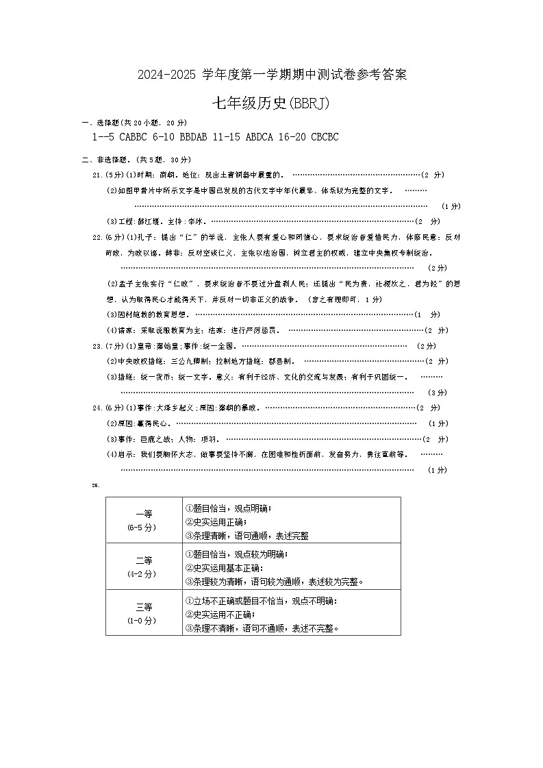 答案第1页