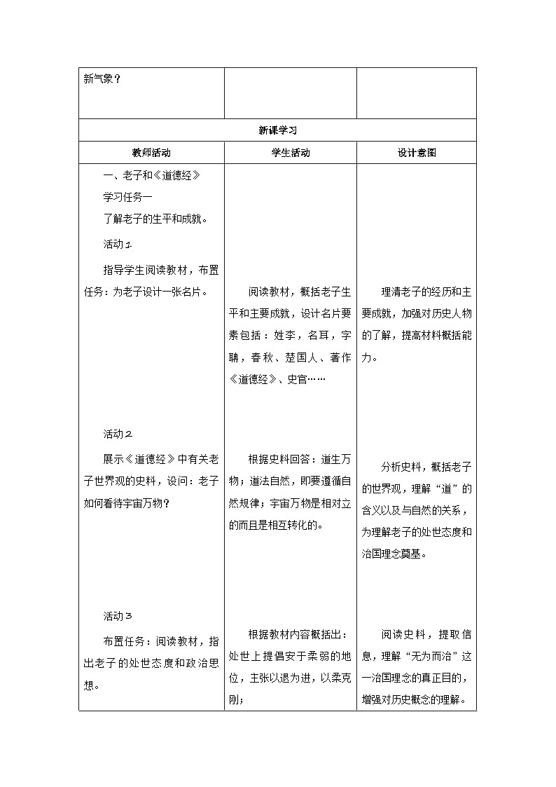 第7课_百家争鸣【教学设计】第3页