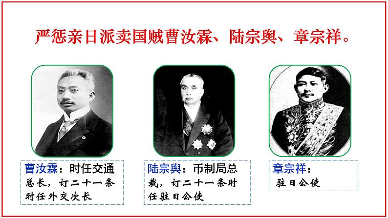 统编版历史八年级上册第13课《五四运动》课件08