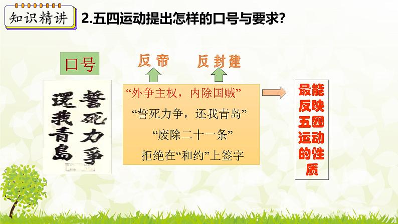 新课堂探索课件  部编版历史8年级上册 第13课 五四运动第7页